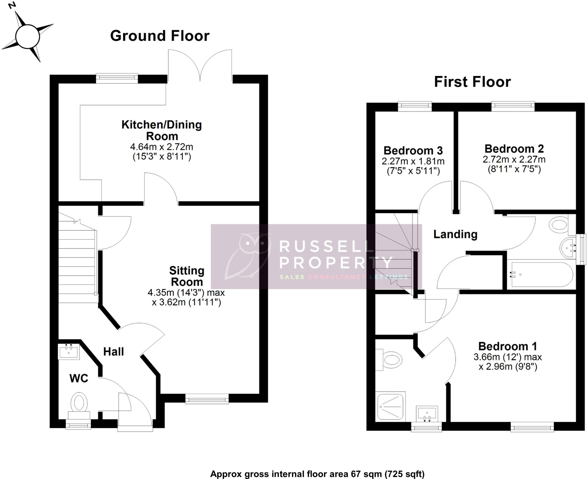 Thorpe Road, Bishop's Stortford, Hertfordshire, CM23 floorplan