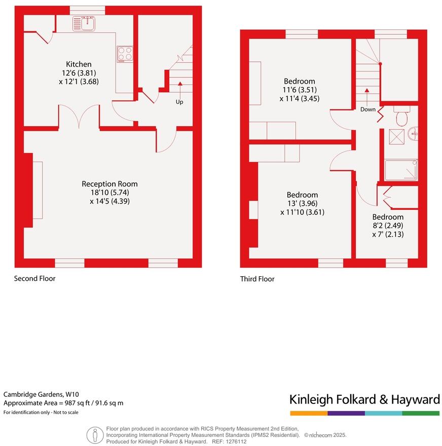 Cambridge Gardens, North Kensington, London, W10 floorplan