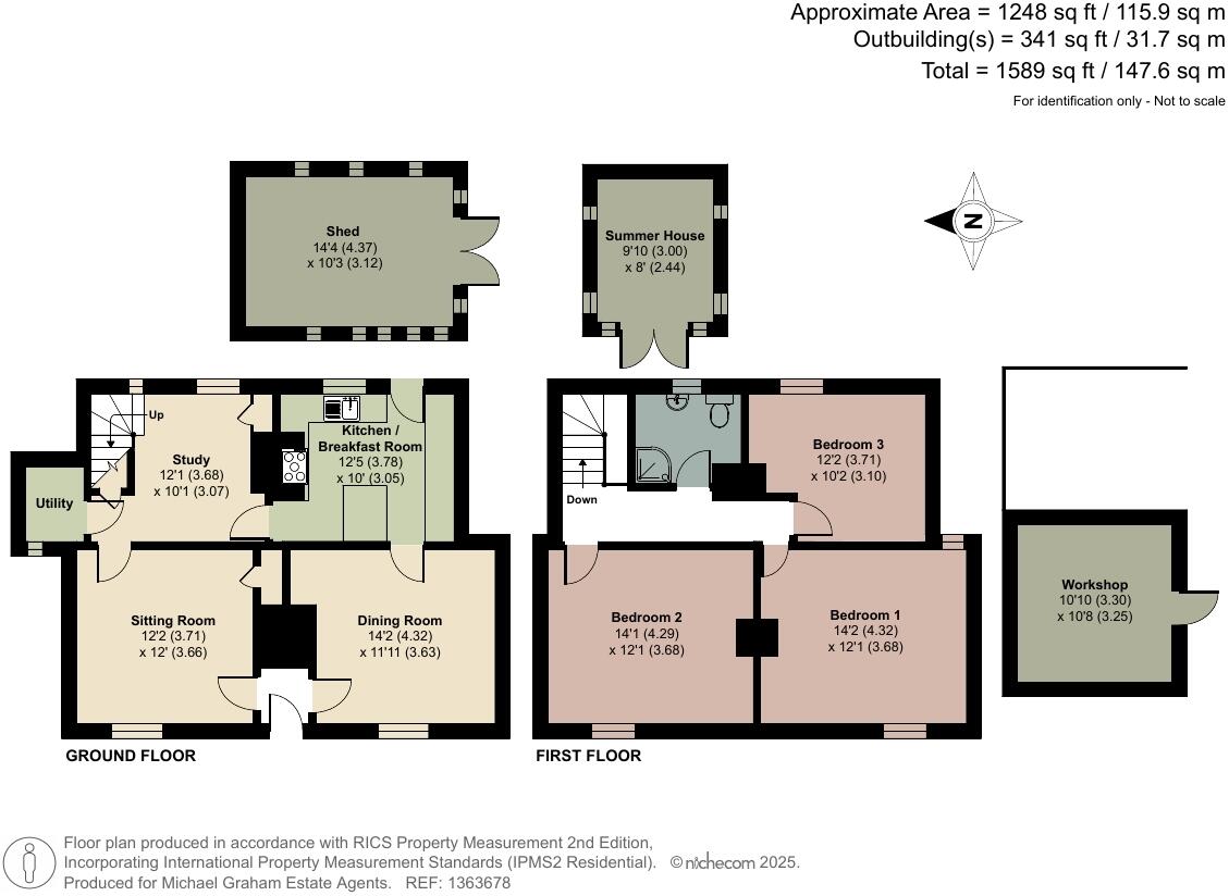 Hulcote, Towcester, Northamptonshire, NN12 floorplan