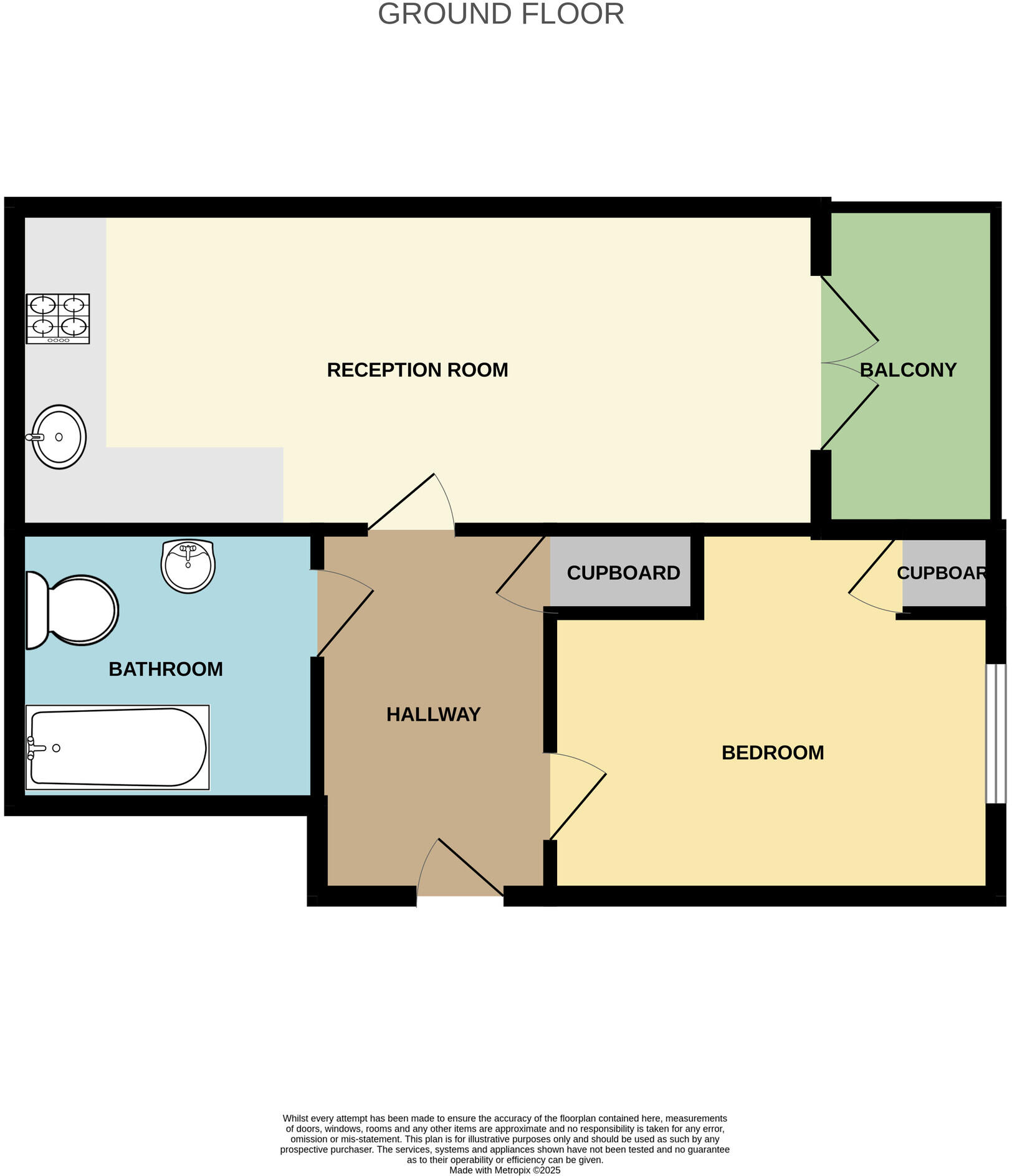 Flat 3, Anchorage Court, 19 Albert Way, East Cowes, Isle of Wight floorplan
