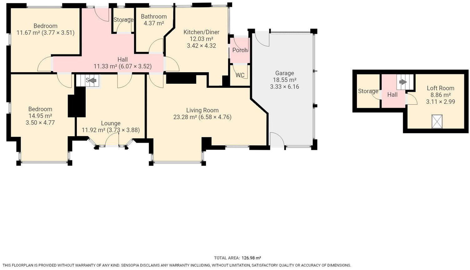 Brook Lane, Endon, Staffordshire floorplan