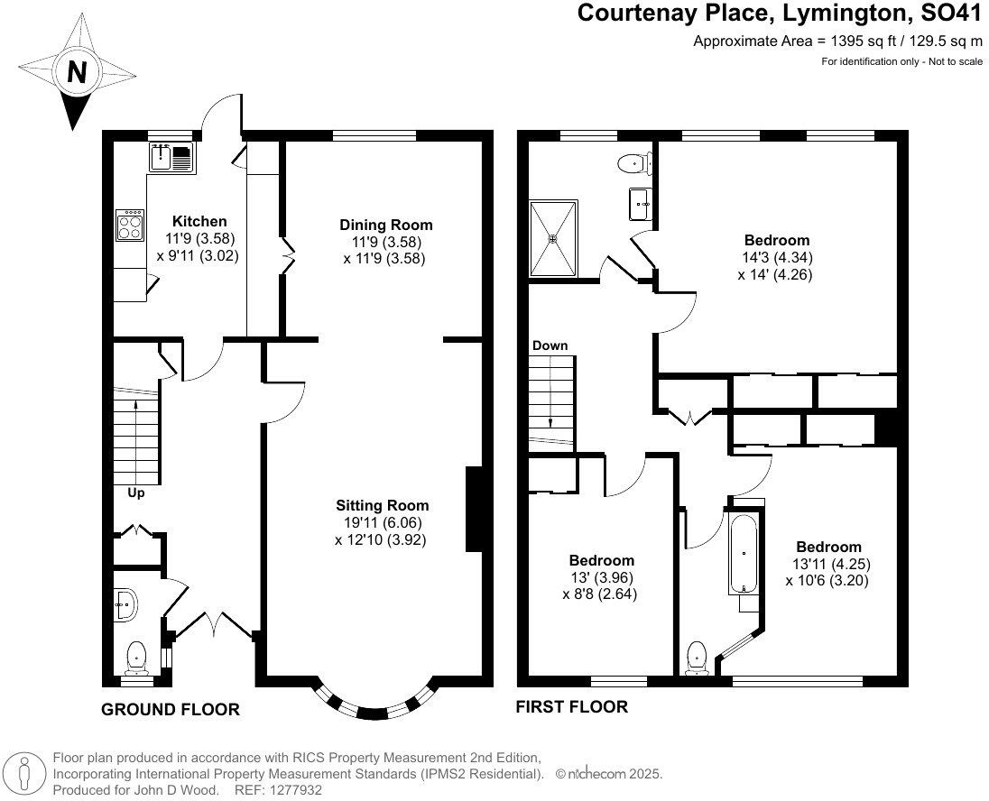 Courtenay Place, Lymington, Hampshire, SO41 floorplan