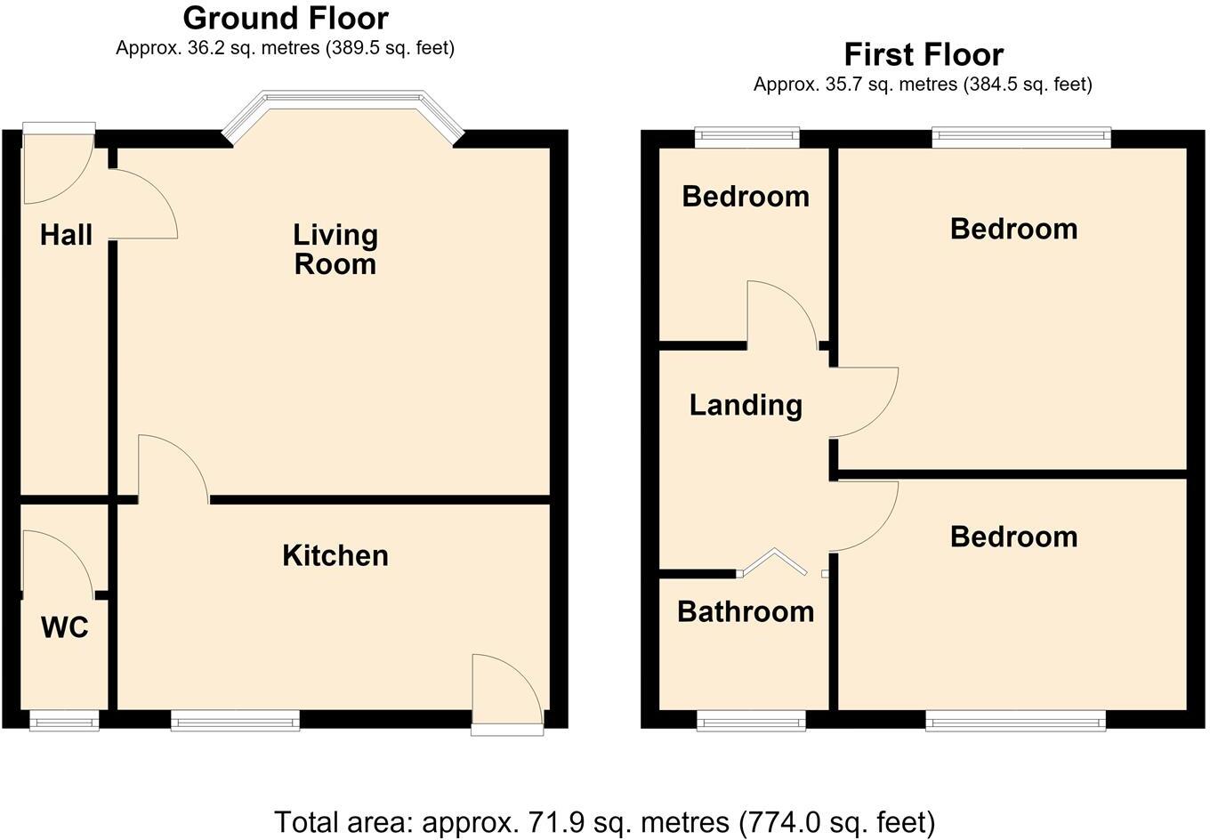 Brian Avenue, Waltham, Grimsby floorplan