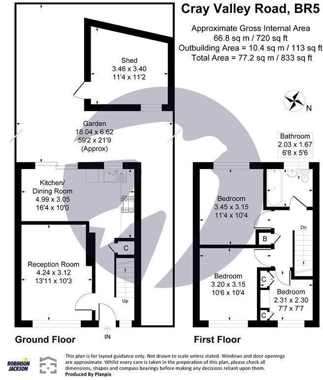 Cray Valley Road, Orpington, Kent, BR5 floorplan