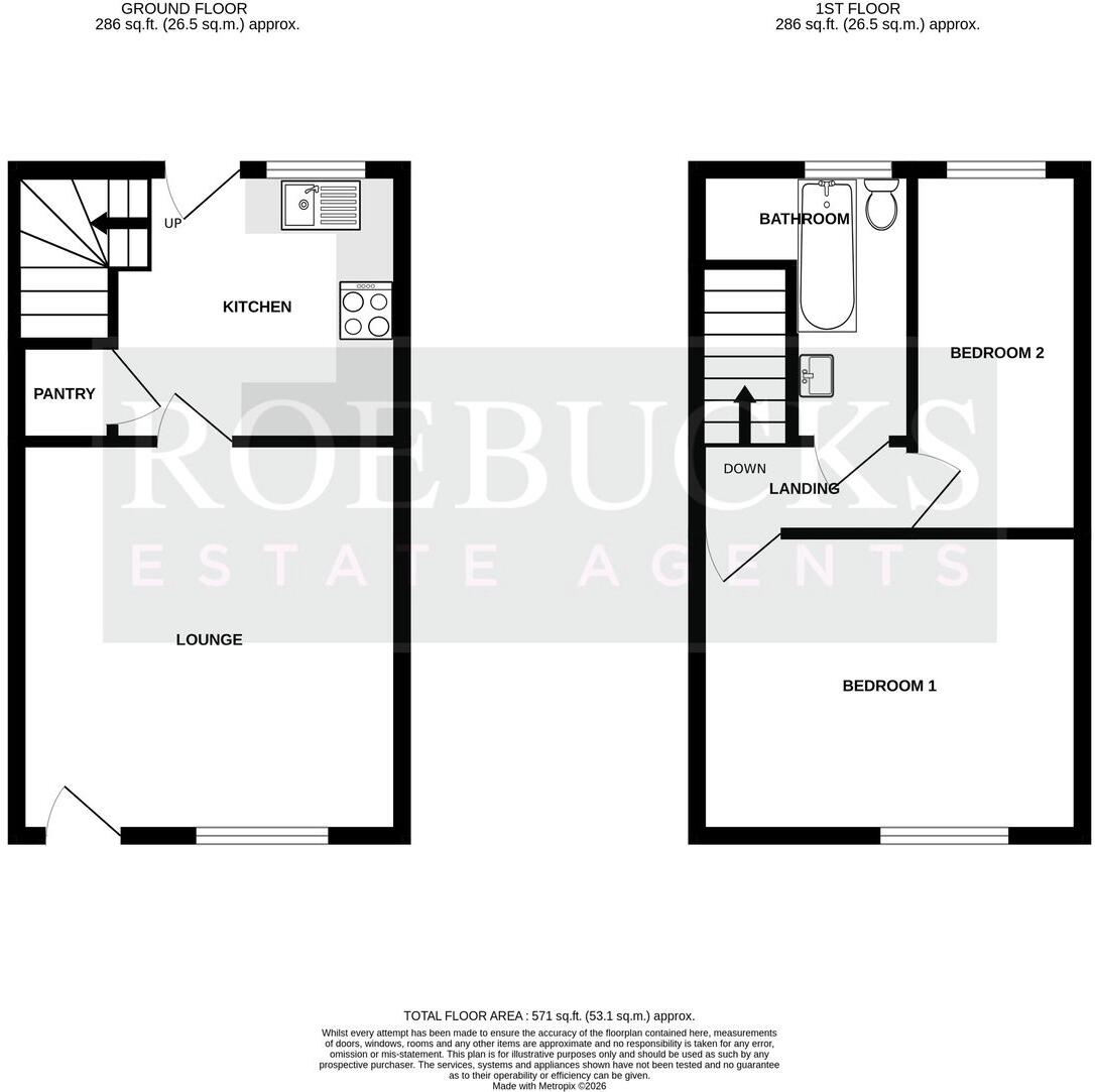 Queens Avenue, Barnsley, S75 floorplan
