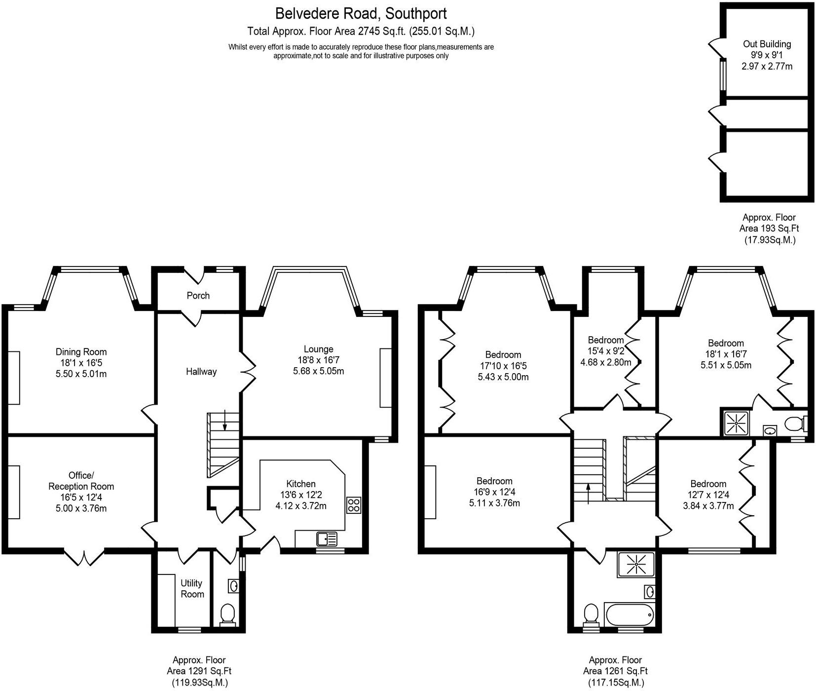 Belvedere Road, Southport, PR8 floorplan