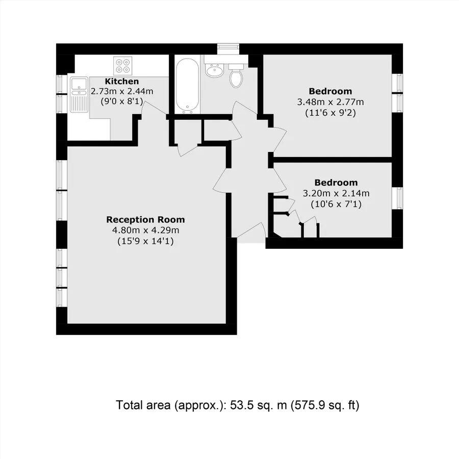 Richens Close, Hounslow, TW3 floorplan