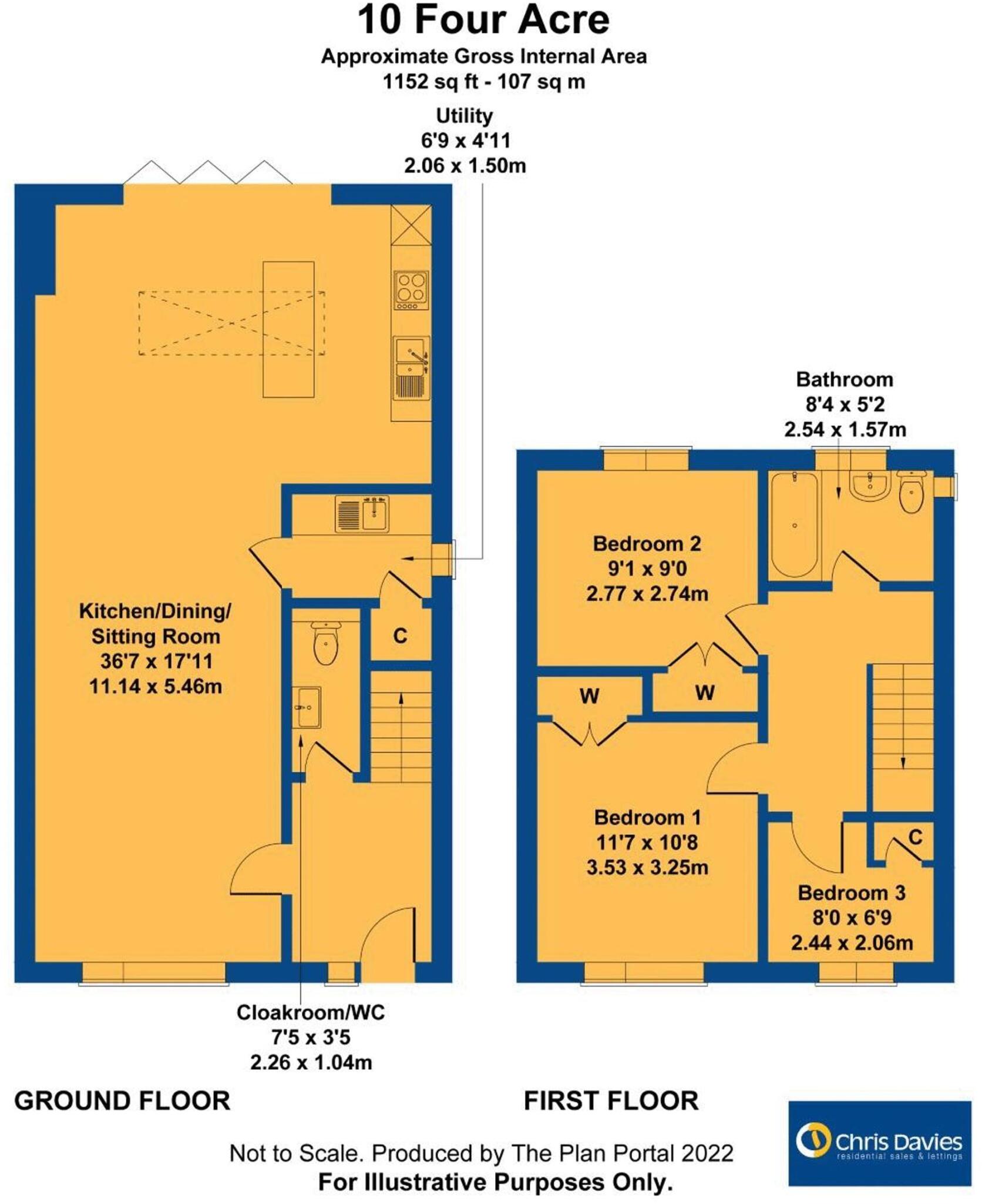 Four Acre, Llantwit Major, CF61 floorplan