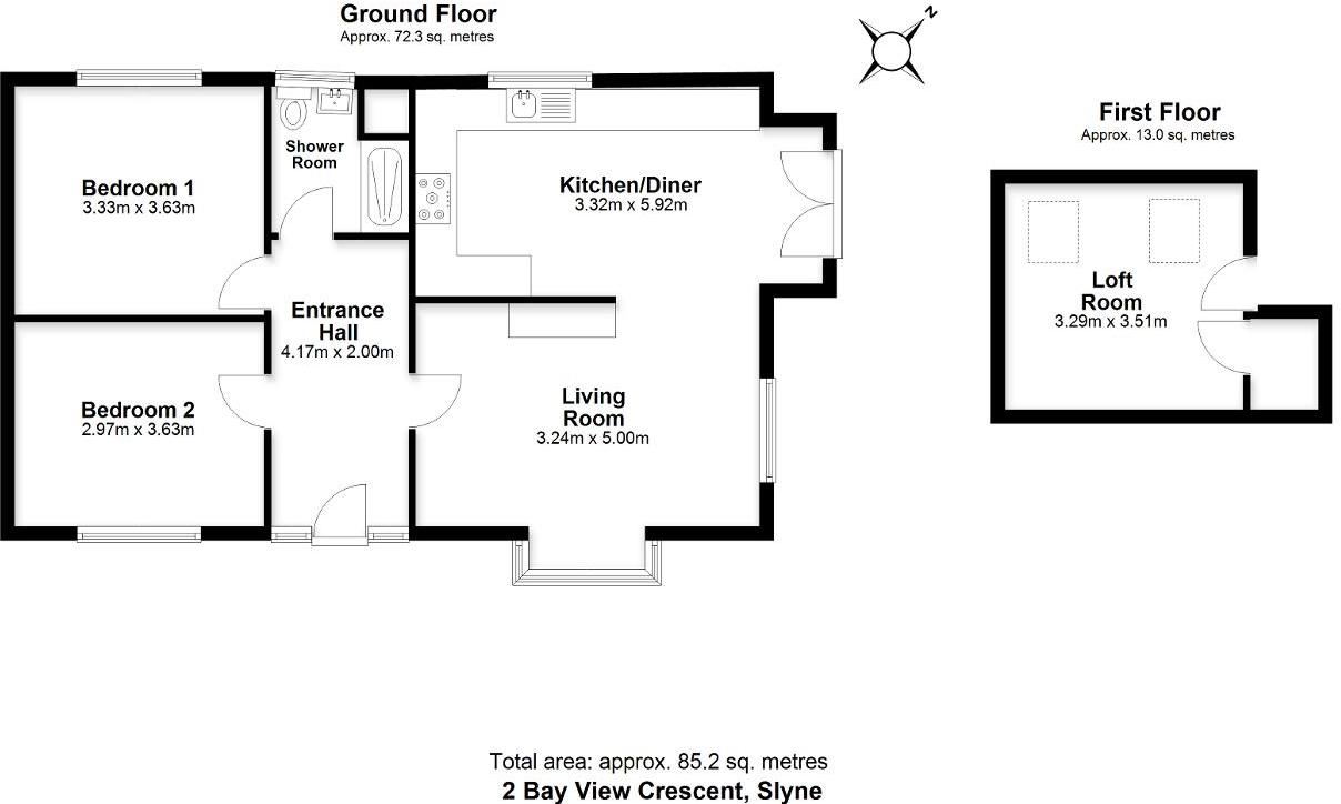 Bay View Crescent, Slyne, Lancaster, LA2 6JU floorplan