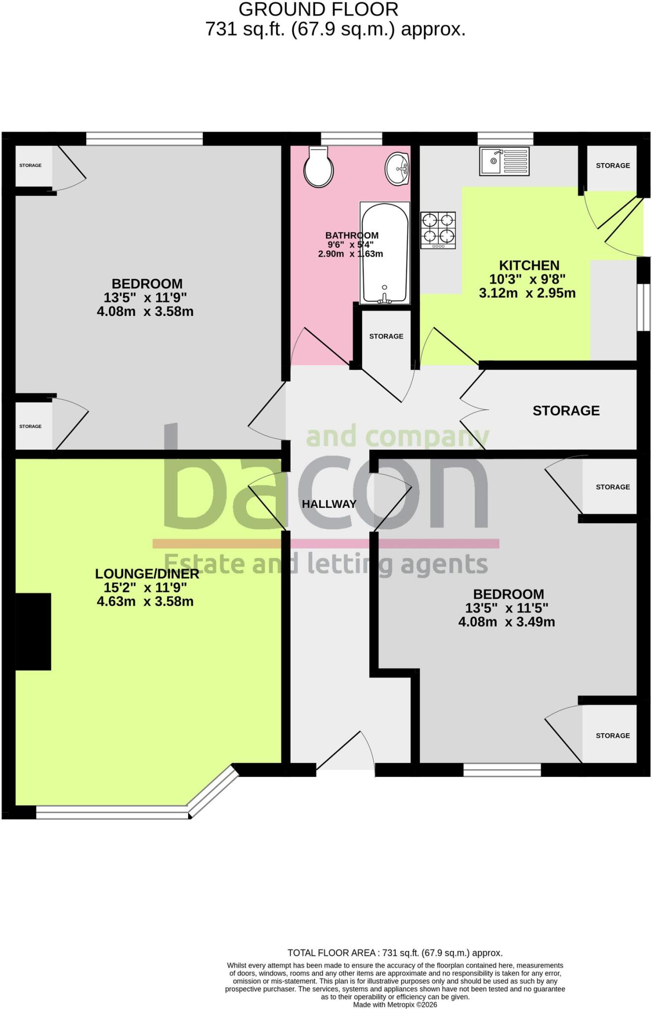 Shirley Drive, Worthing, BN14 floorplan