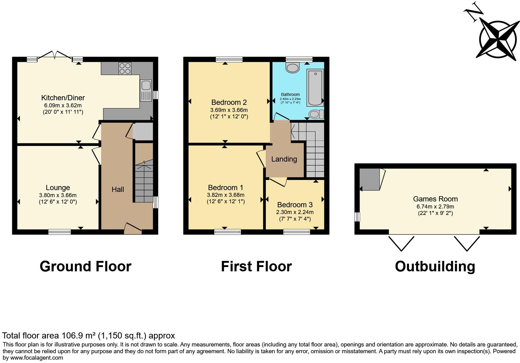 Buttery Close, Lincoln, LN6 floorplan