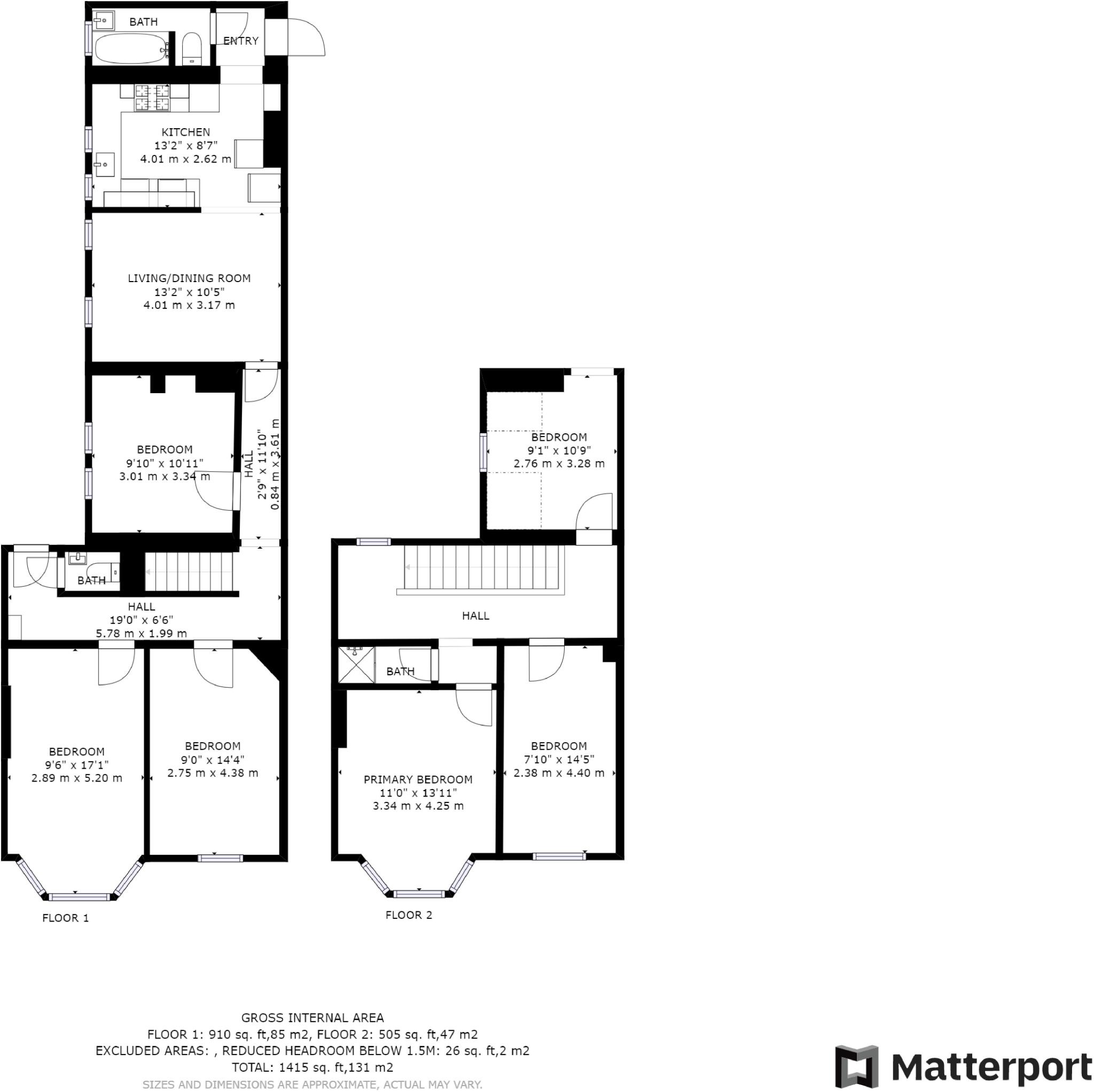 Wimborne Road, Winton floorplan