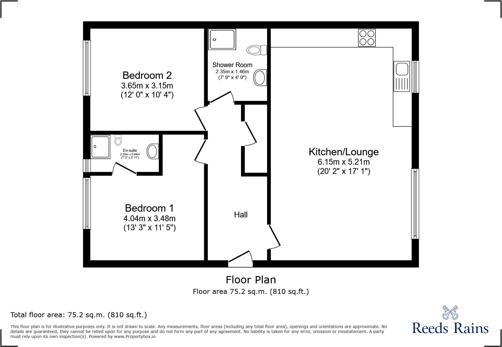 Warley Road, Blackpool, Lancashire, FY1 floorplan