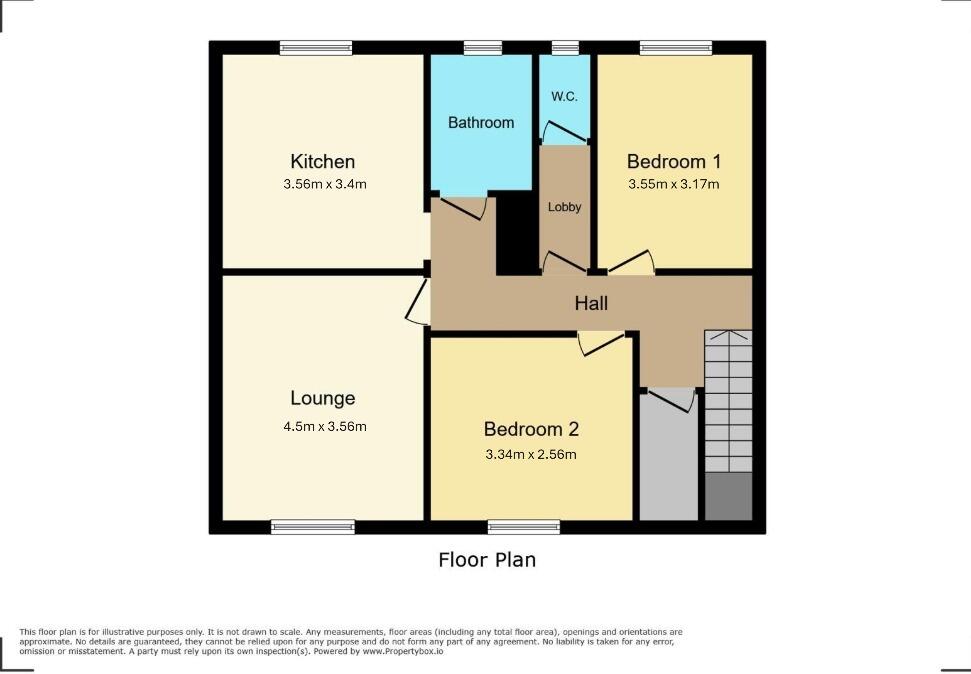 98 Severn Road, Spalding, Lincolnshire PE11 2JZ floorplan