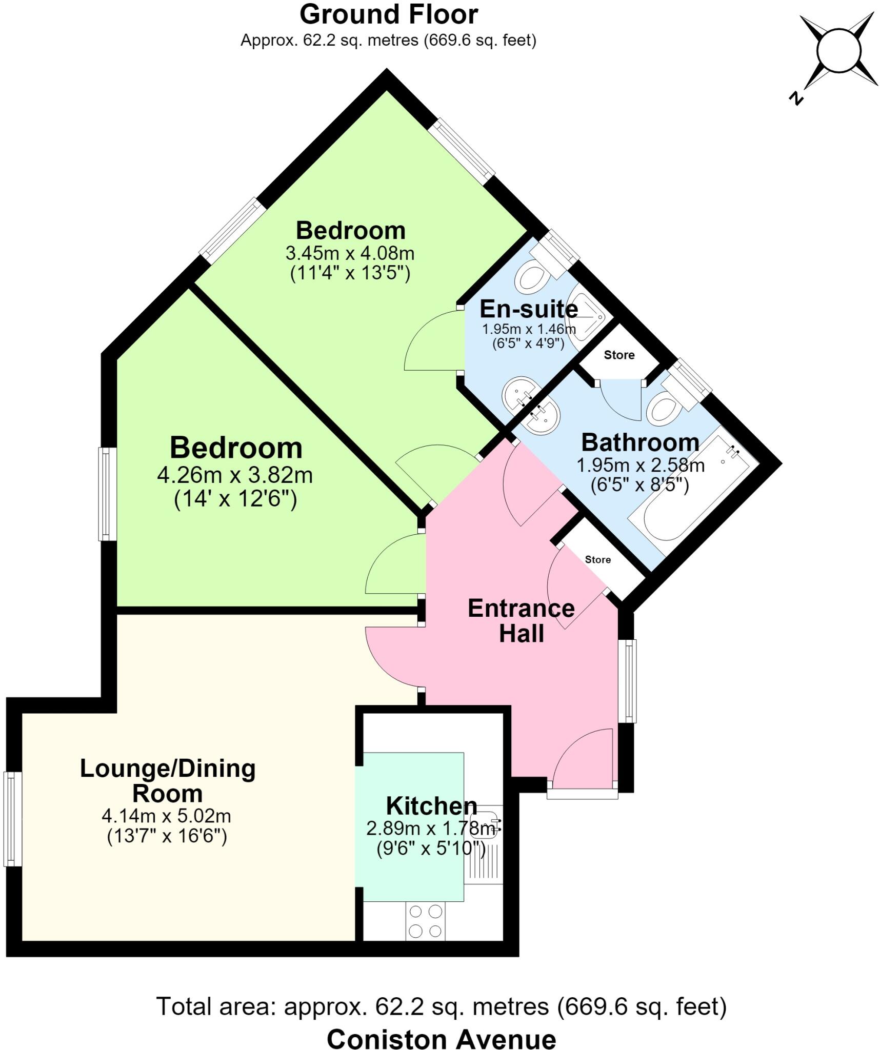 CONISTON AVENUE, Purfleet floorplan