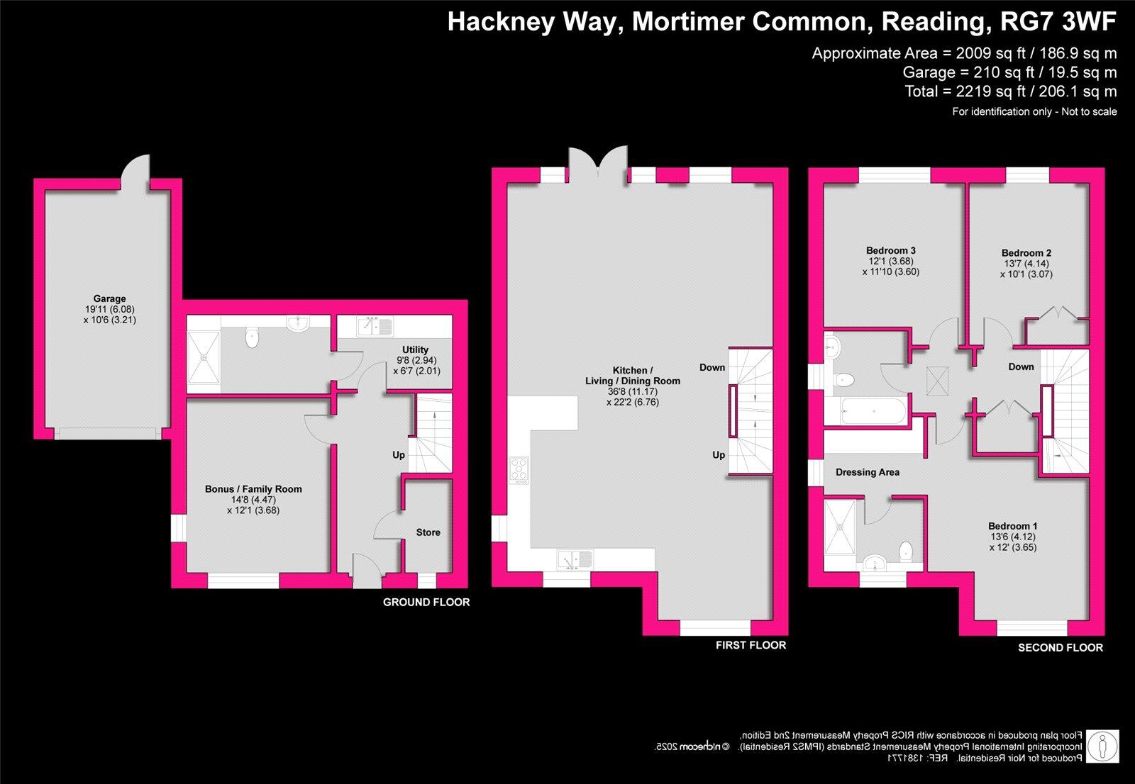 Hackney Way, Mortimer Common, Reading, Berkshire, RG7 floorplan
