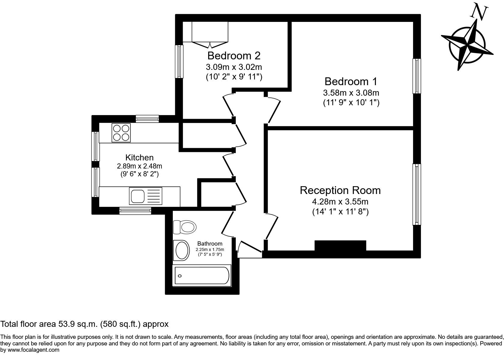 Merton House, Merton Road, Wandsworth, London floorplan