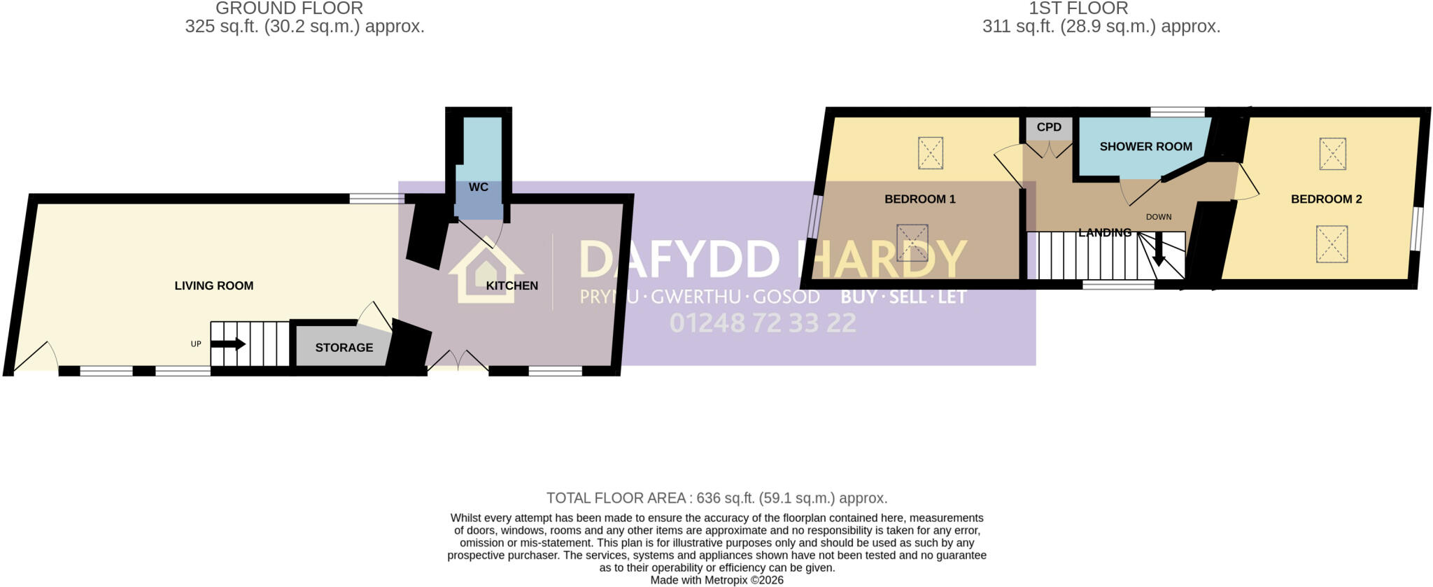 Castle Street, Criccieth, Gwynedd, LL52 floorplan
