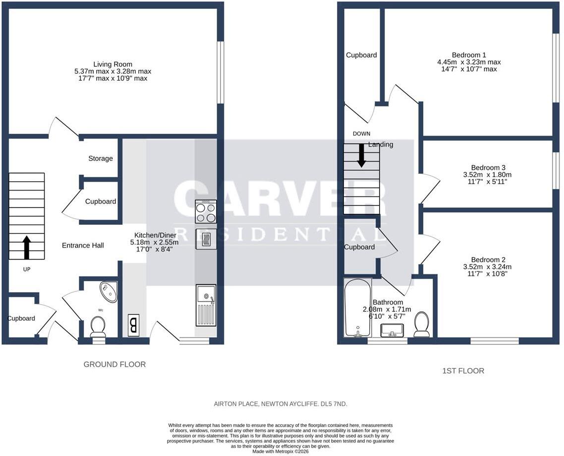 Airton Place, Newton Aycliffe floorplan