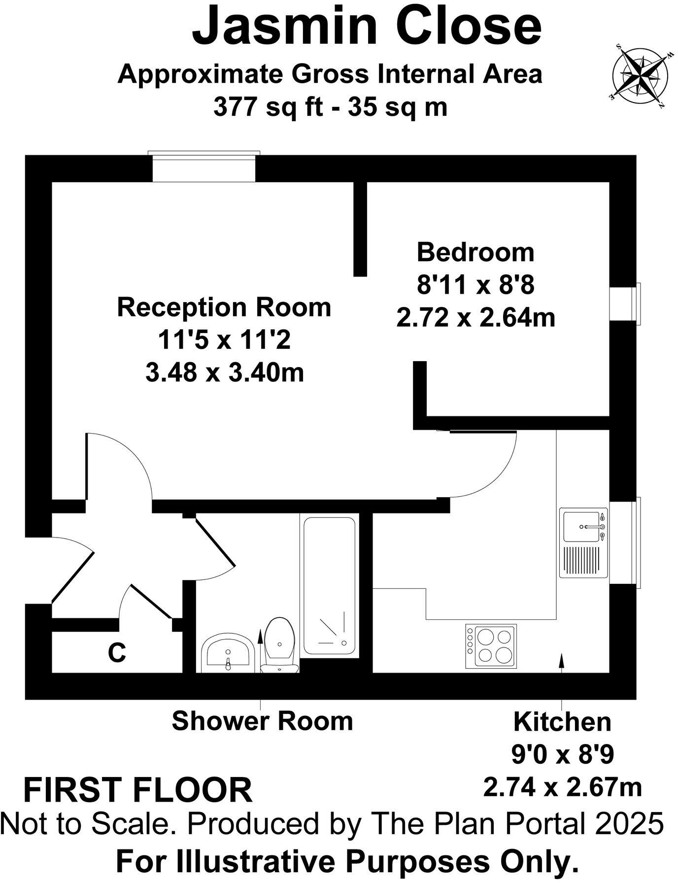 Jasmin Close, Northwood floorplan