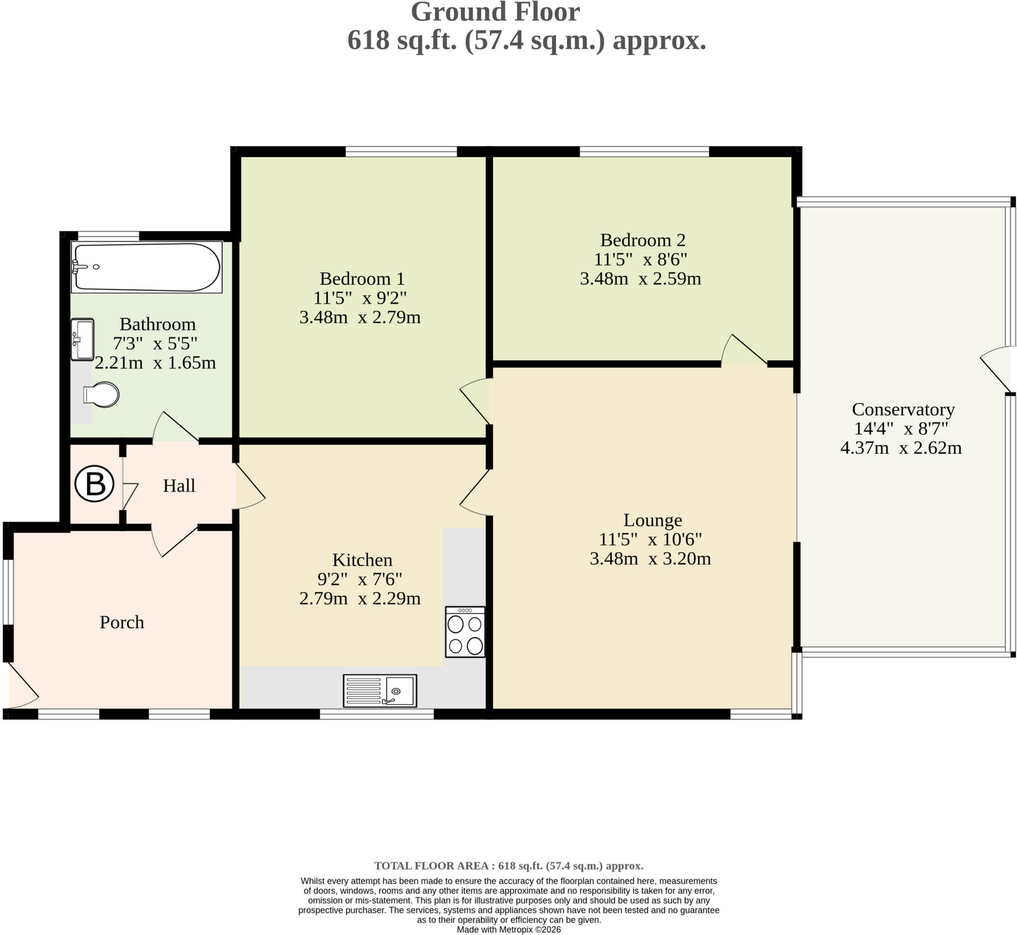 16 Seaview Crescent, Ostend Road, Walcott, Norwich, Norfolk NR12 0NL floorplan