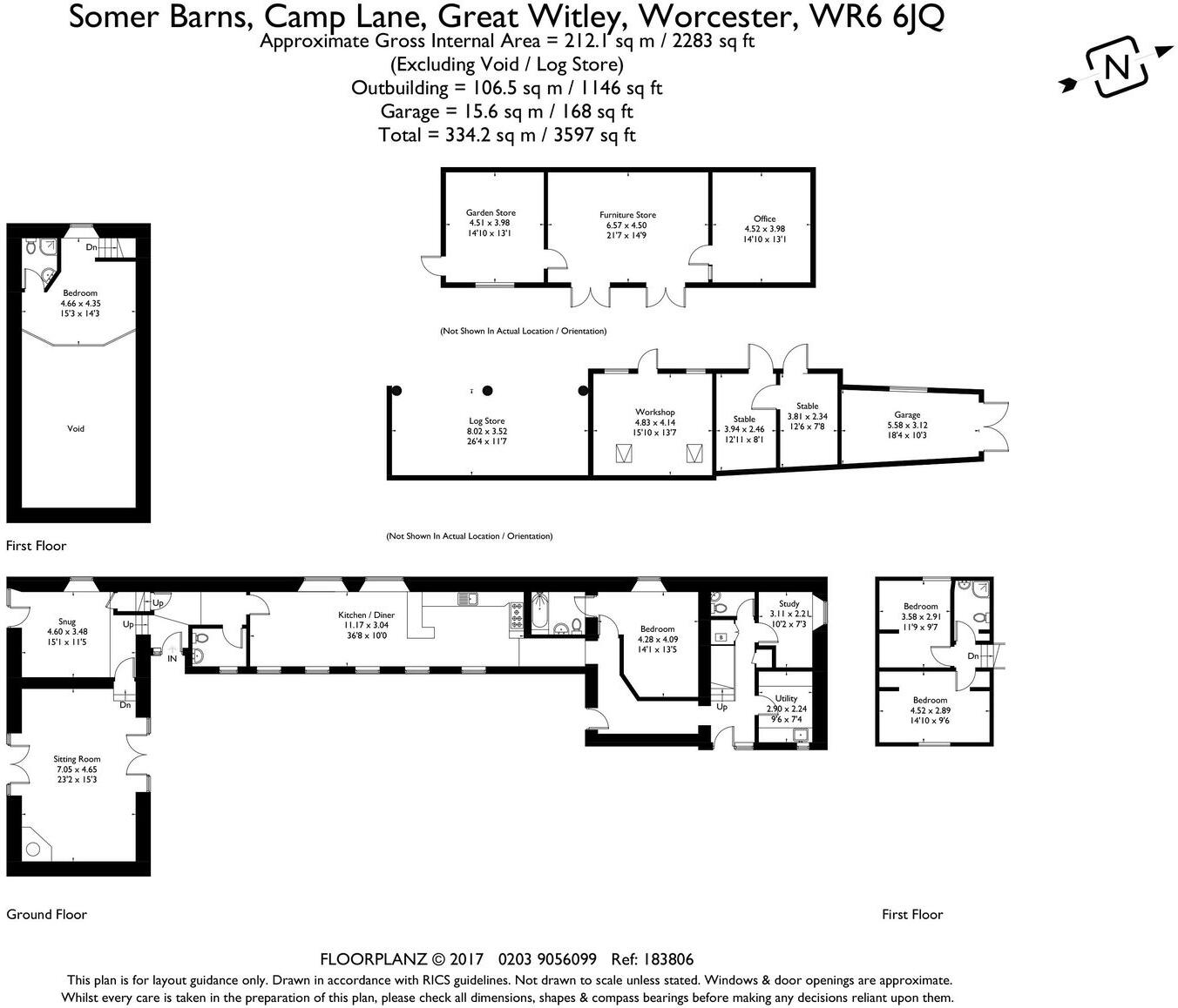 Nr. Shelsley Beauchamp floorplan