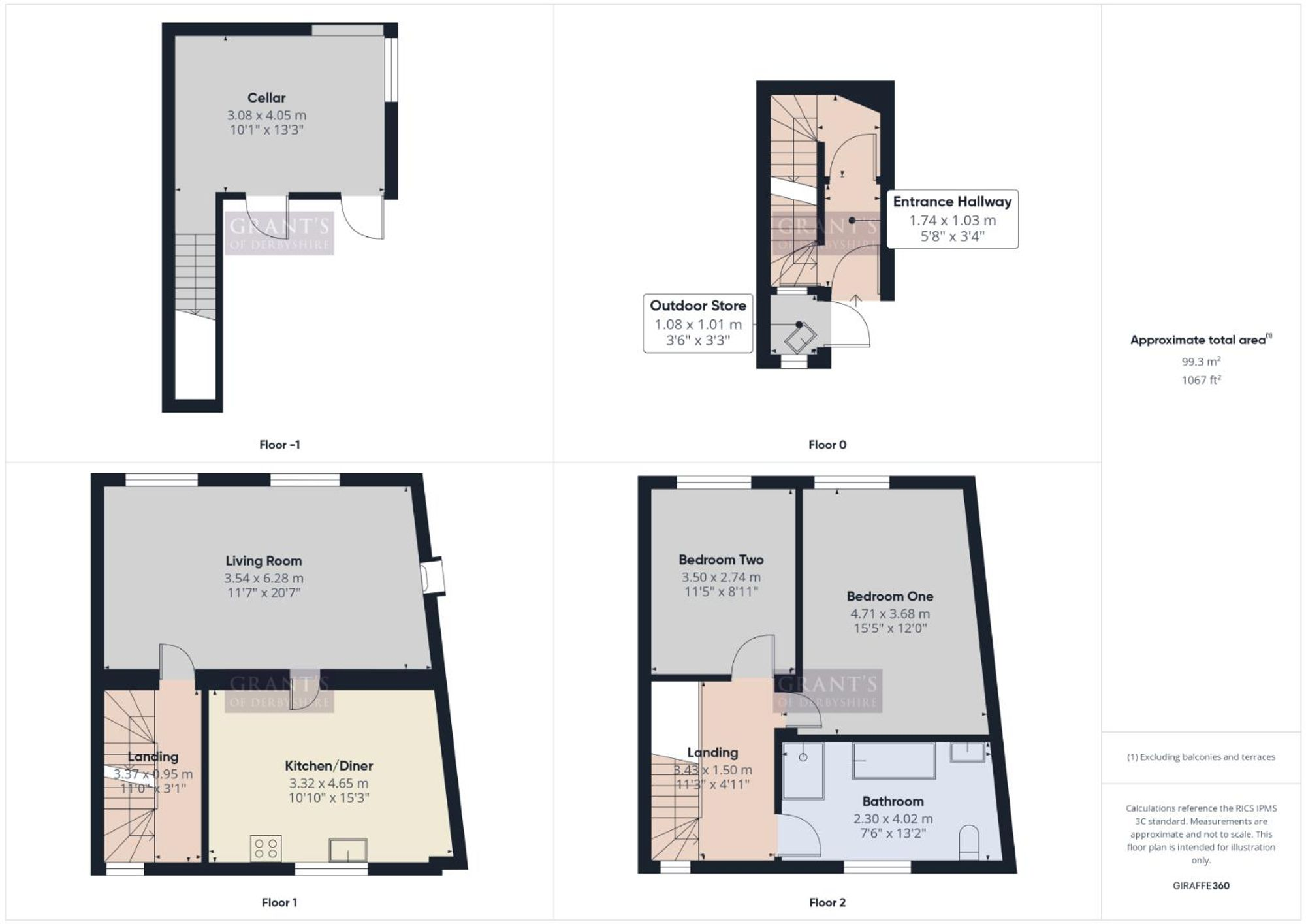Church Walk, Wirksworth, DE4 floorplan