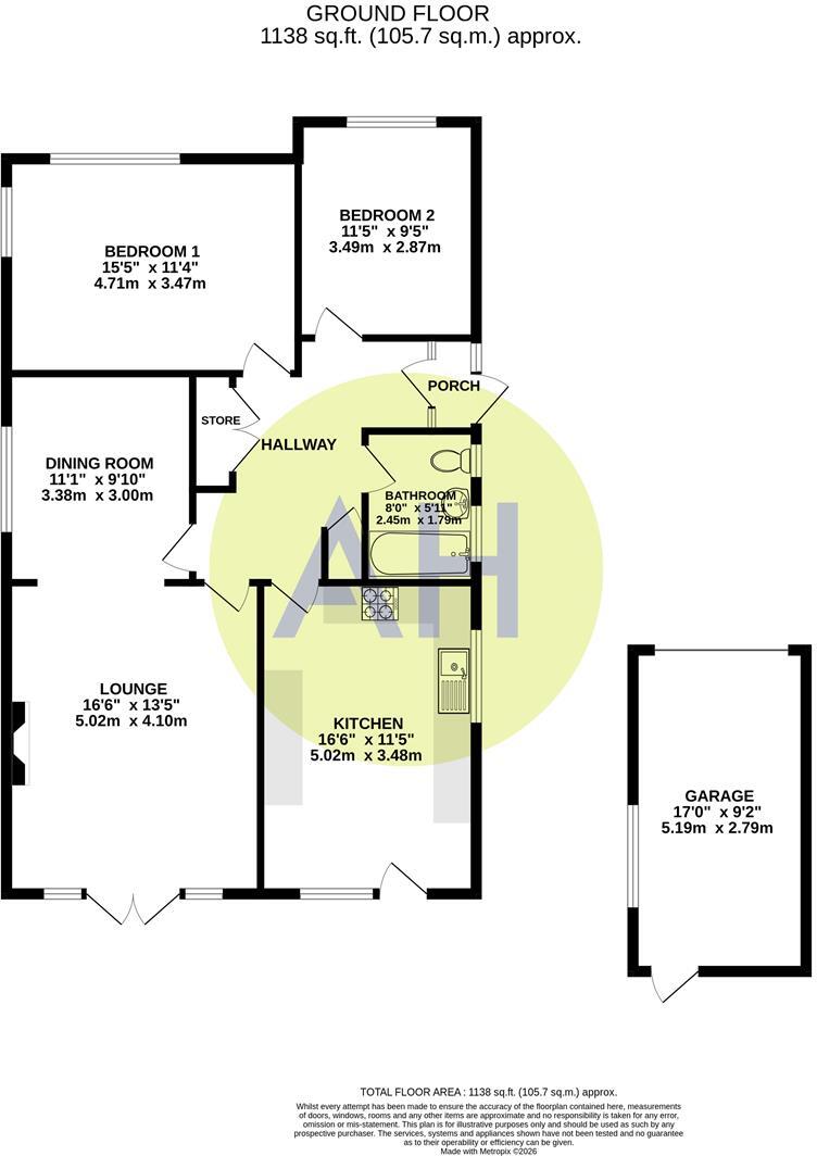 Glebelands Road, Sale floorplan