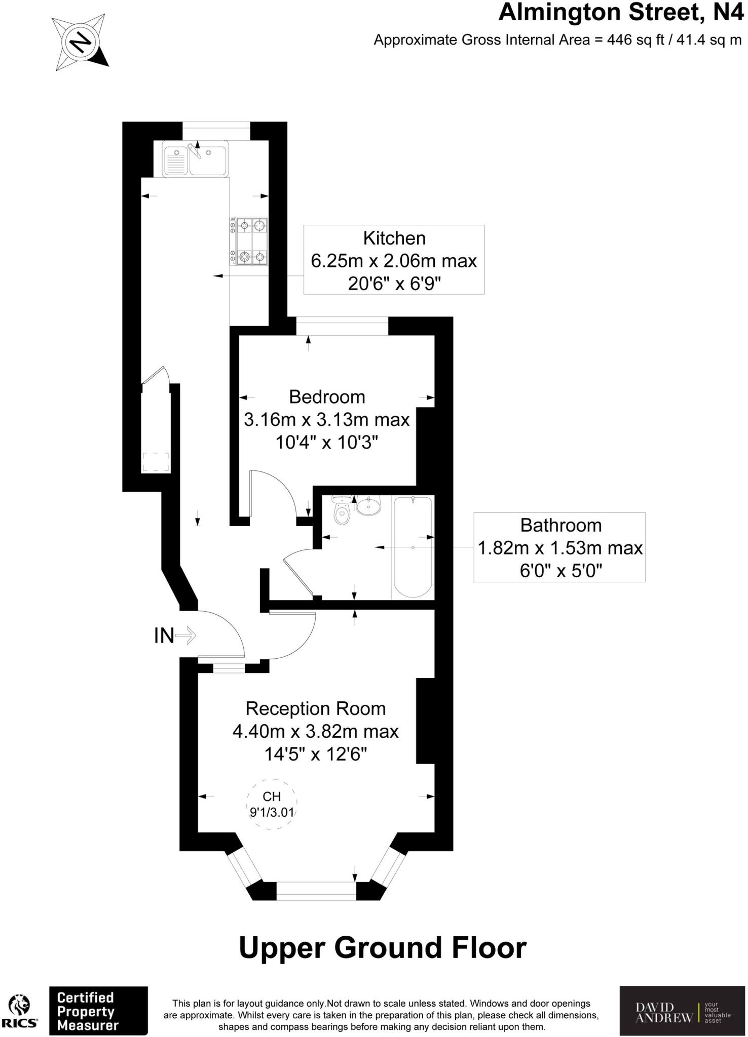 16 Almington Street, London, N4 floorplan