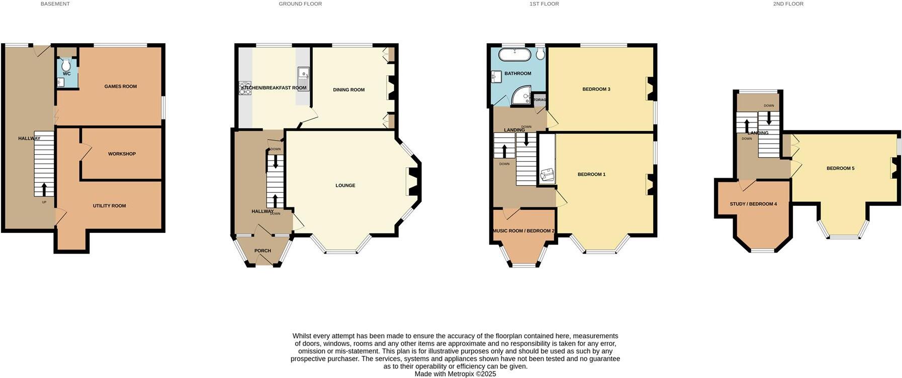 Wye Grove, Buxton floorplan
