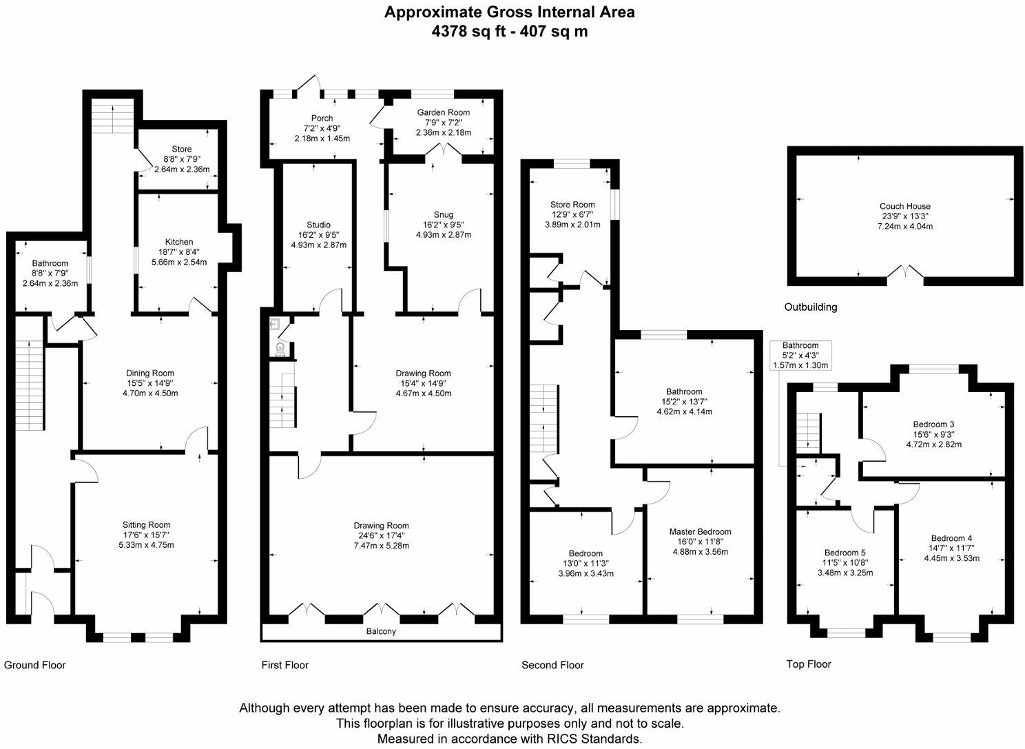 5, Montpelier Terrace, Ilfracombe floorplan