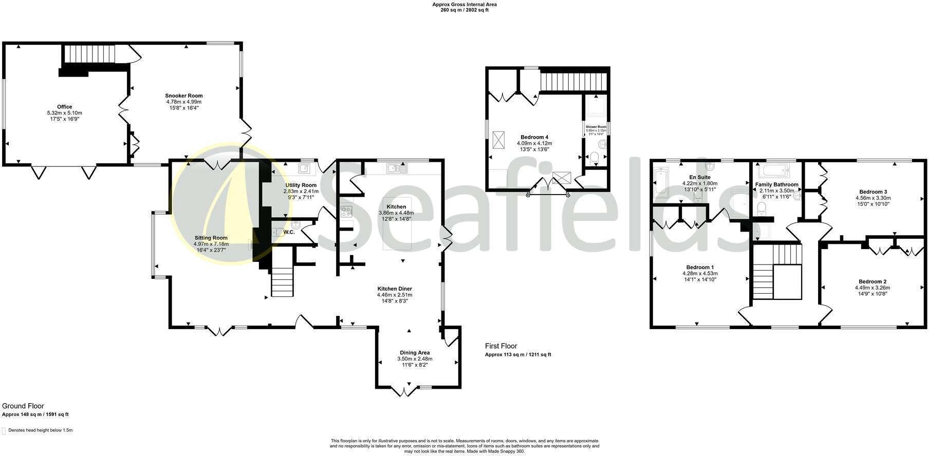 Pondwell Hill, Ryde, PO33 1PX floorplan