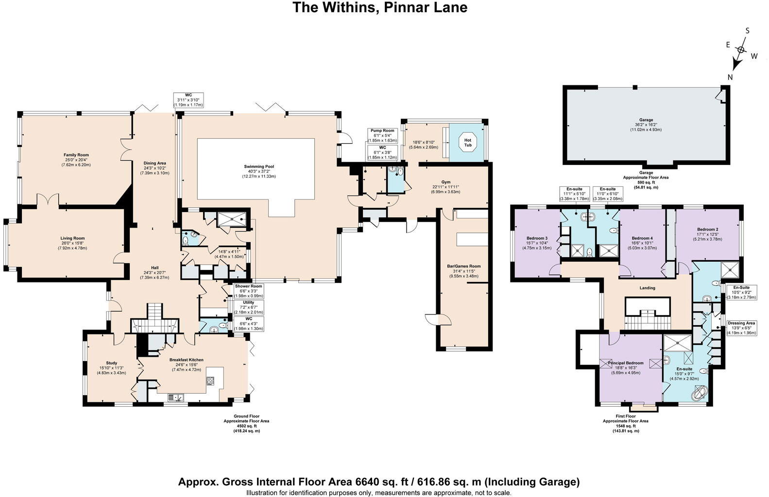 The Withins, Pinnar Lane, Southowram, Halifax, HX3 floorplan