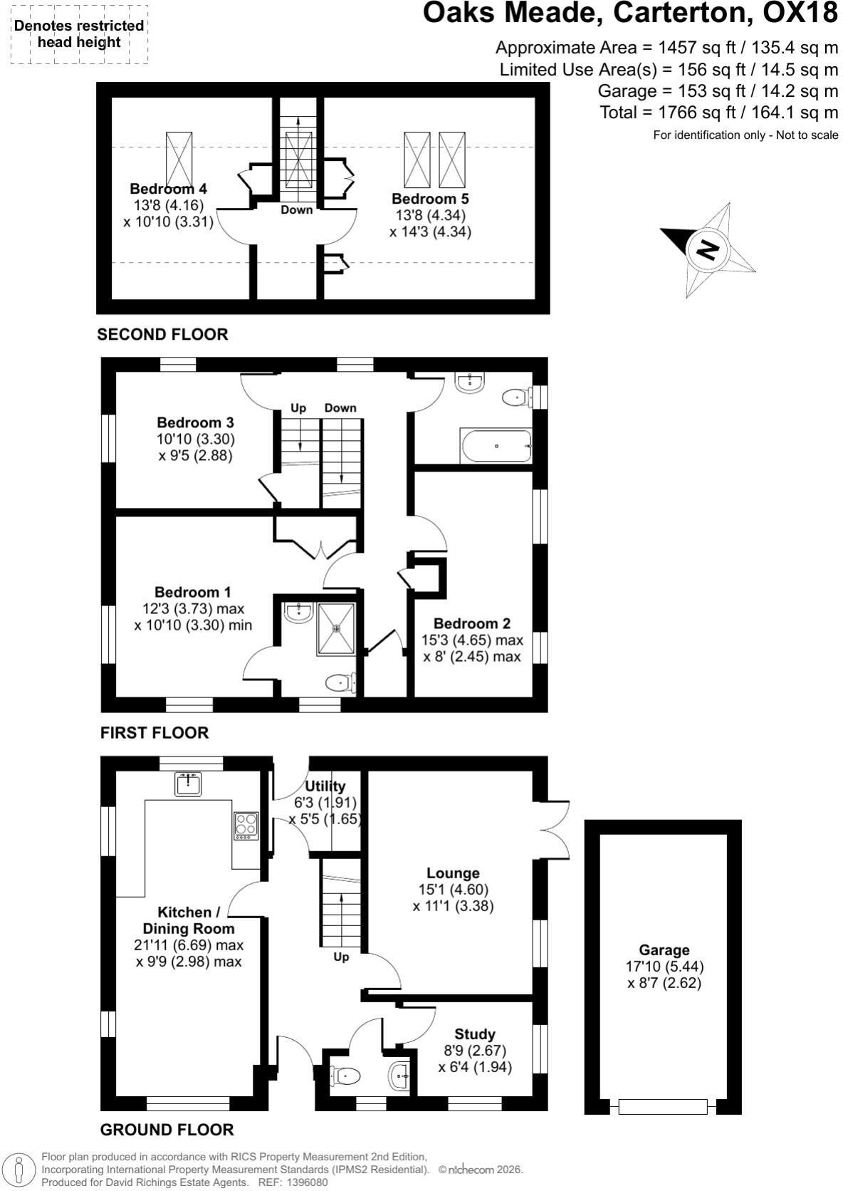 Oaks Meade, Carterton floorplan