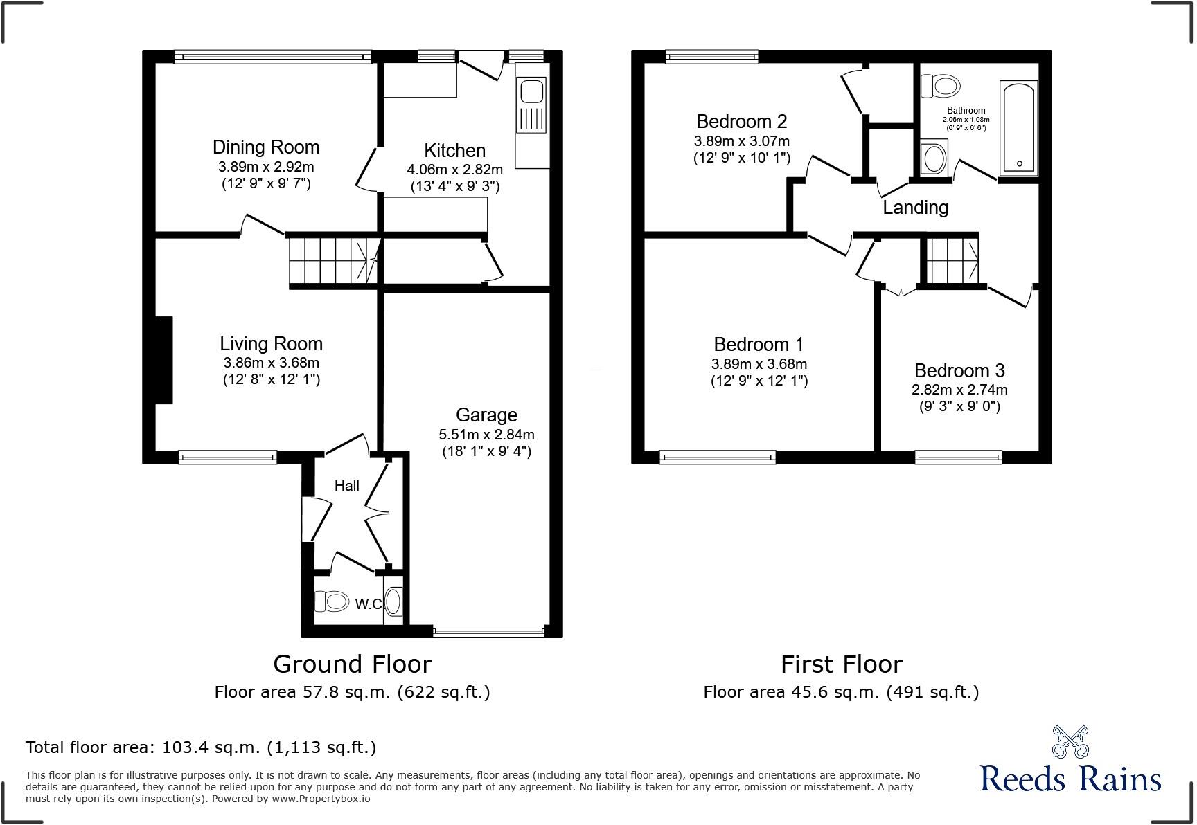 35, Rugby Drive, Macclesfield, Cheshire, SK10 floorplan