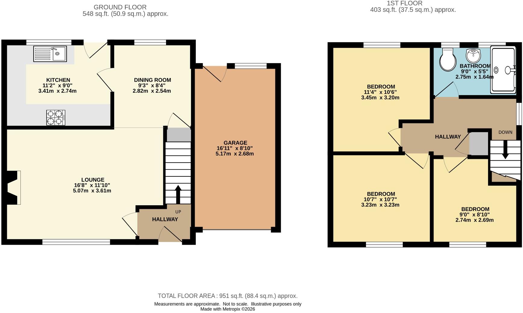 48 St. Andrews Road, Whitby, North Yorkshire, YO21 floorplan