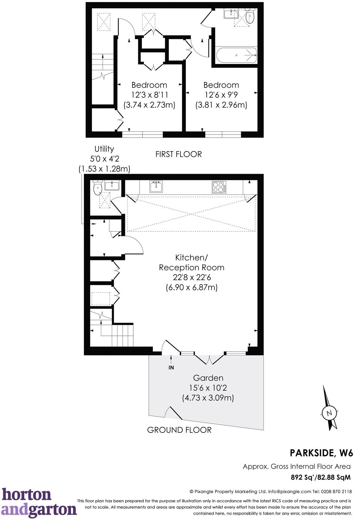 Parkside, Ravenscourt Park, Hammersmith, W6 floorplan
