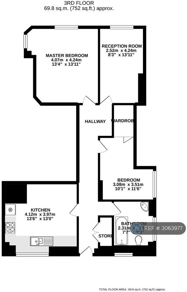 Malmsey House, London, SE11 floorplan