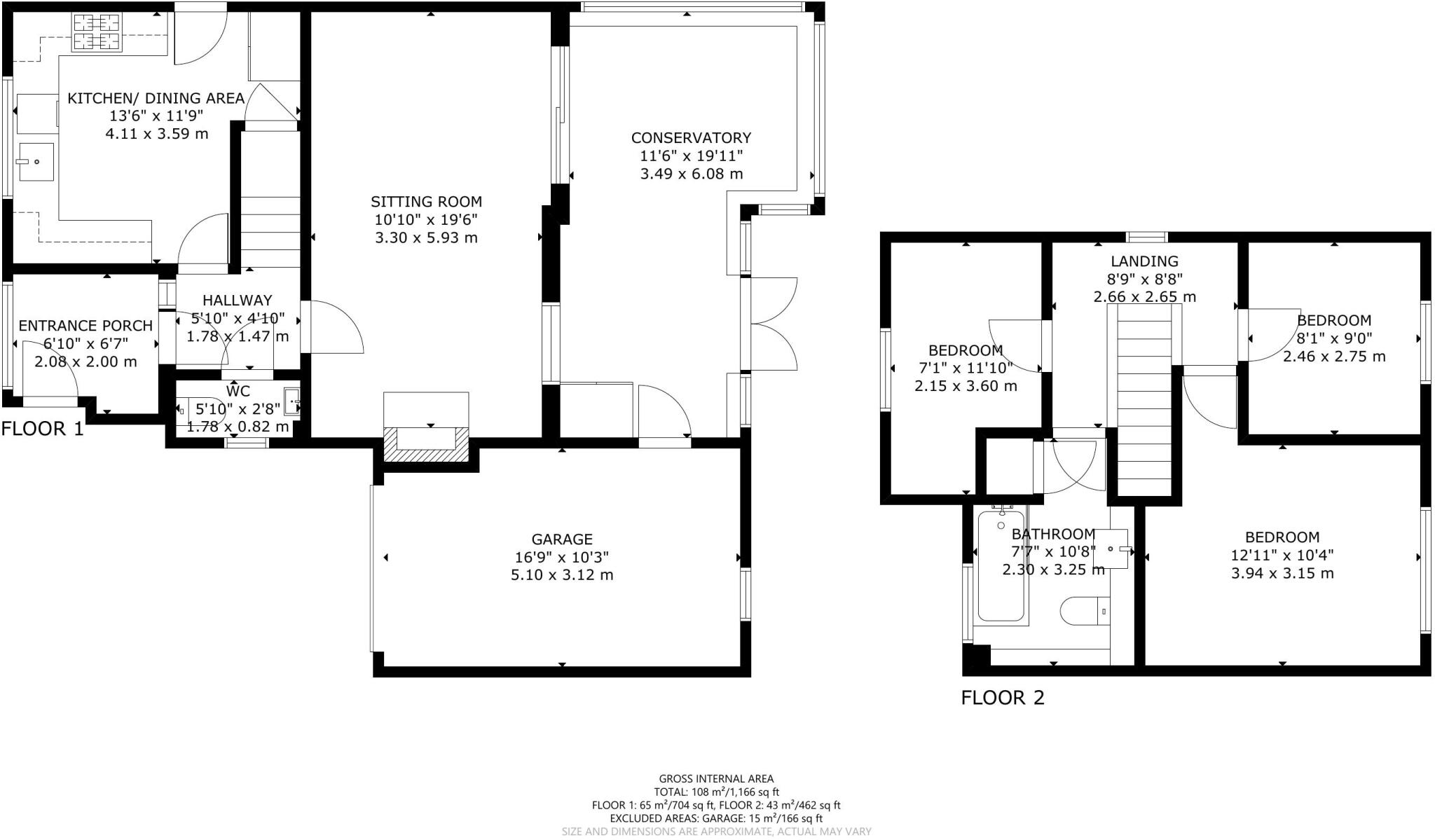 Sycamore Drive, Hailsham, East Sussex, BN27 floorplan