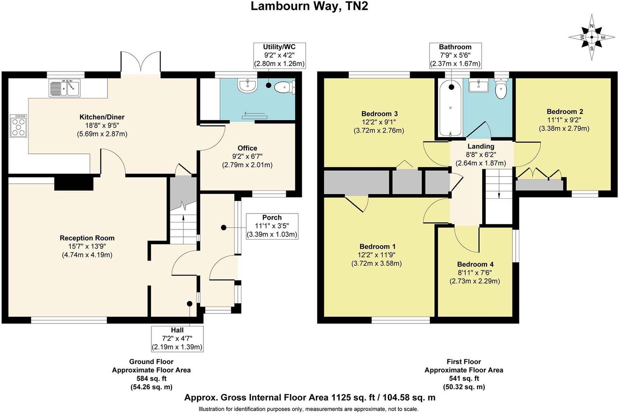 Lambourn Way, Tunbridge Wells, TN2 floorplan