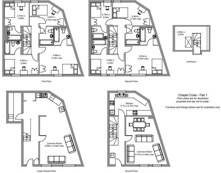1, Chapel Street, Leamington Spa floorplan