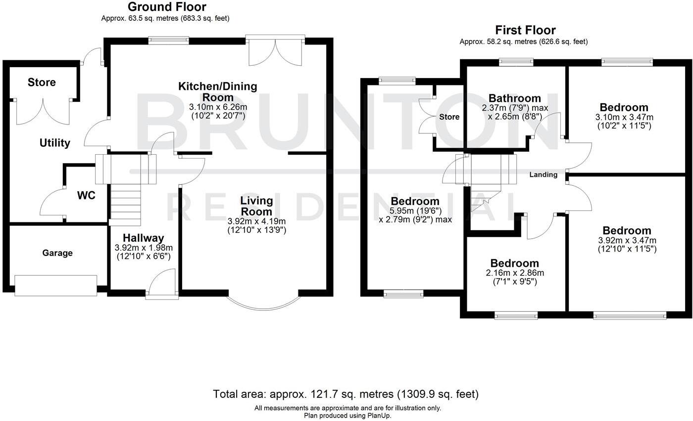 Queensway, Brunton Park, NE3 floorplan