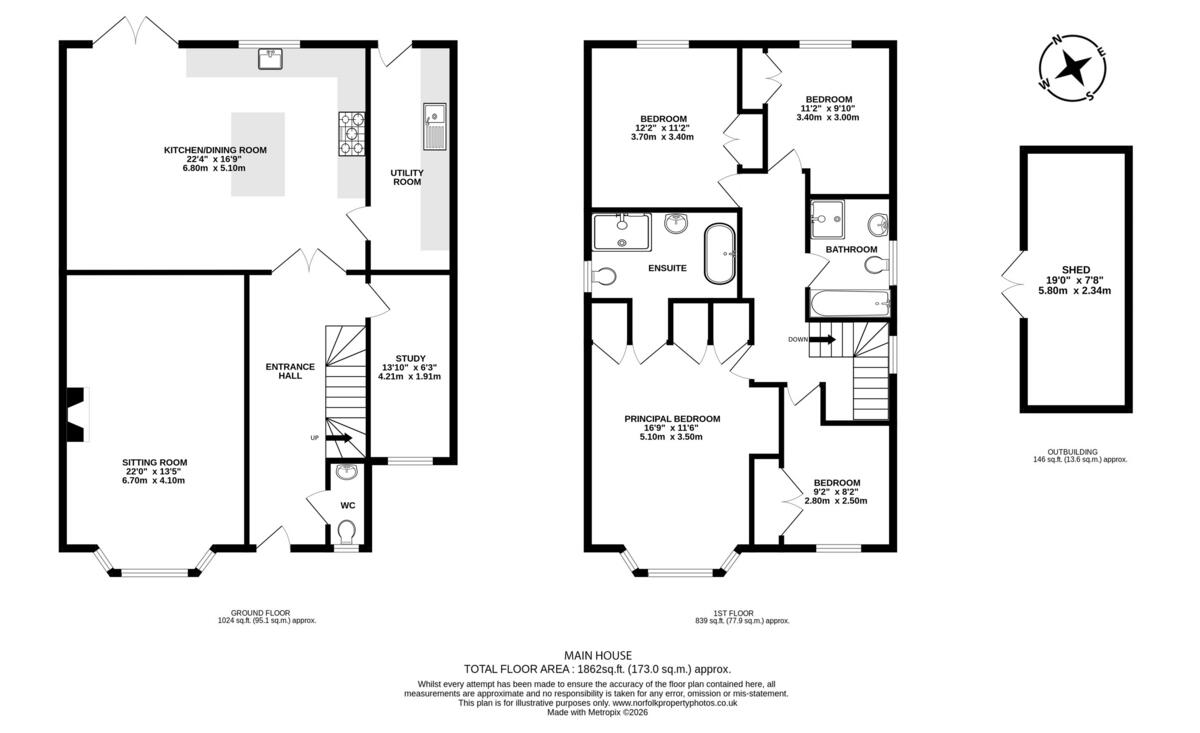Hellesdon Mill Lane, Norwich, NR6 5 floorplan