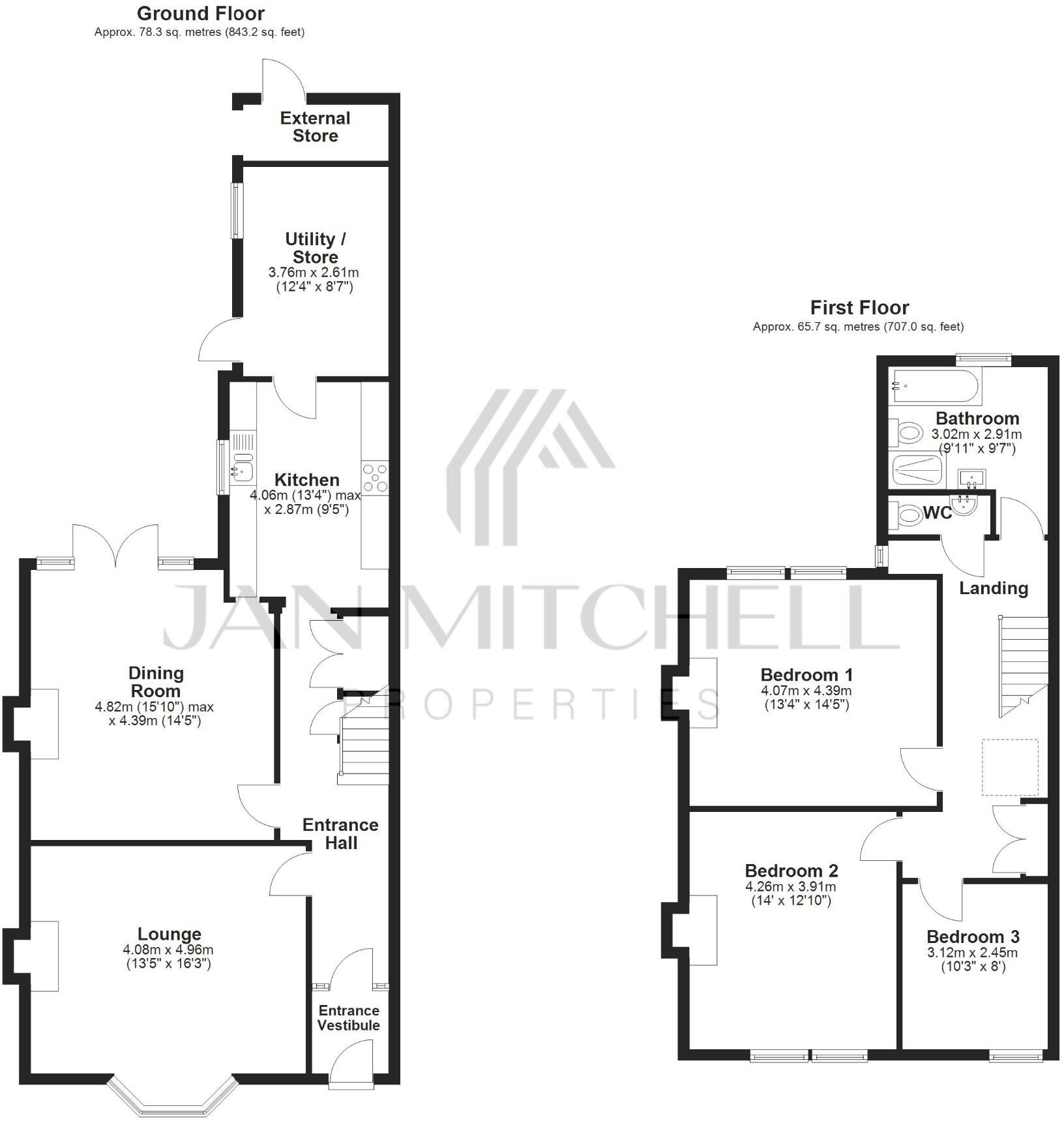 Simonburn Avenue, Fenham, Newcastle upon Tyne floorplan