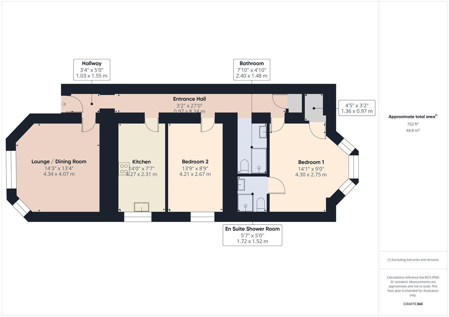 Park Road, Buxton floorplan