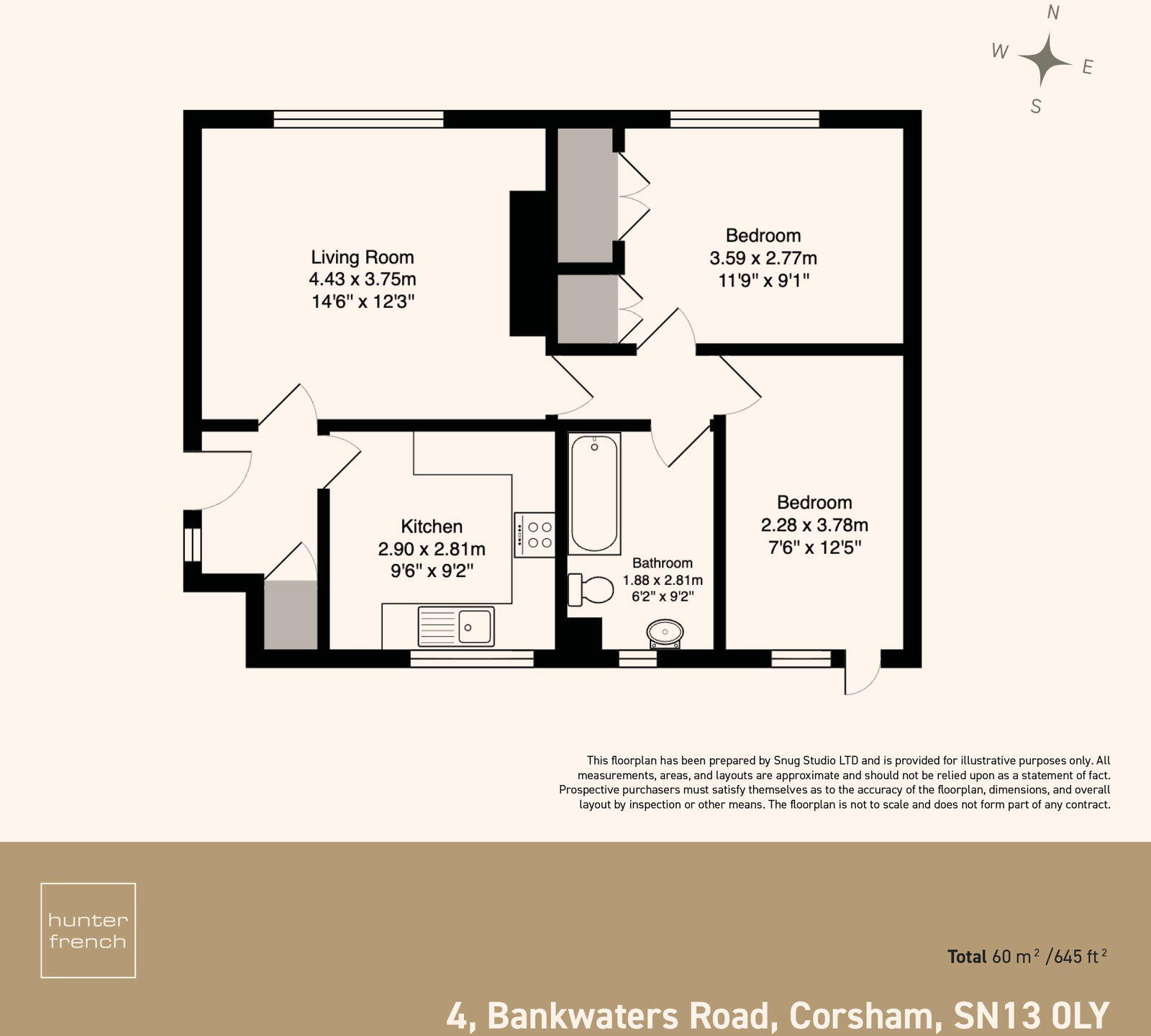 Bankwaters Road, Corsham, SN13 0LY floorplan