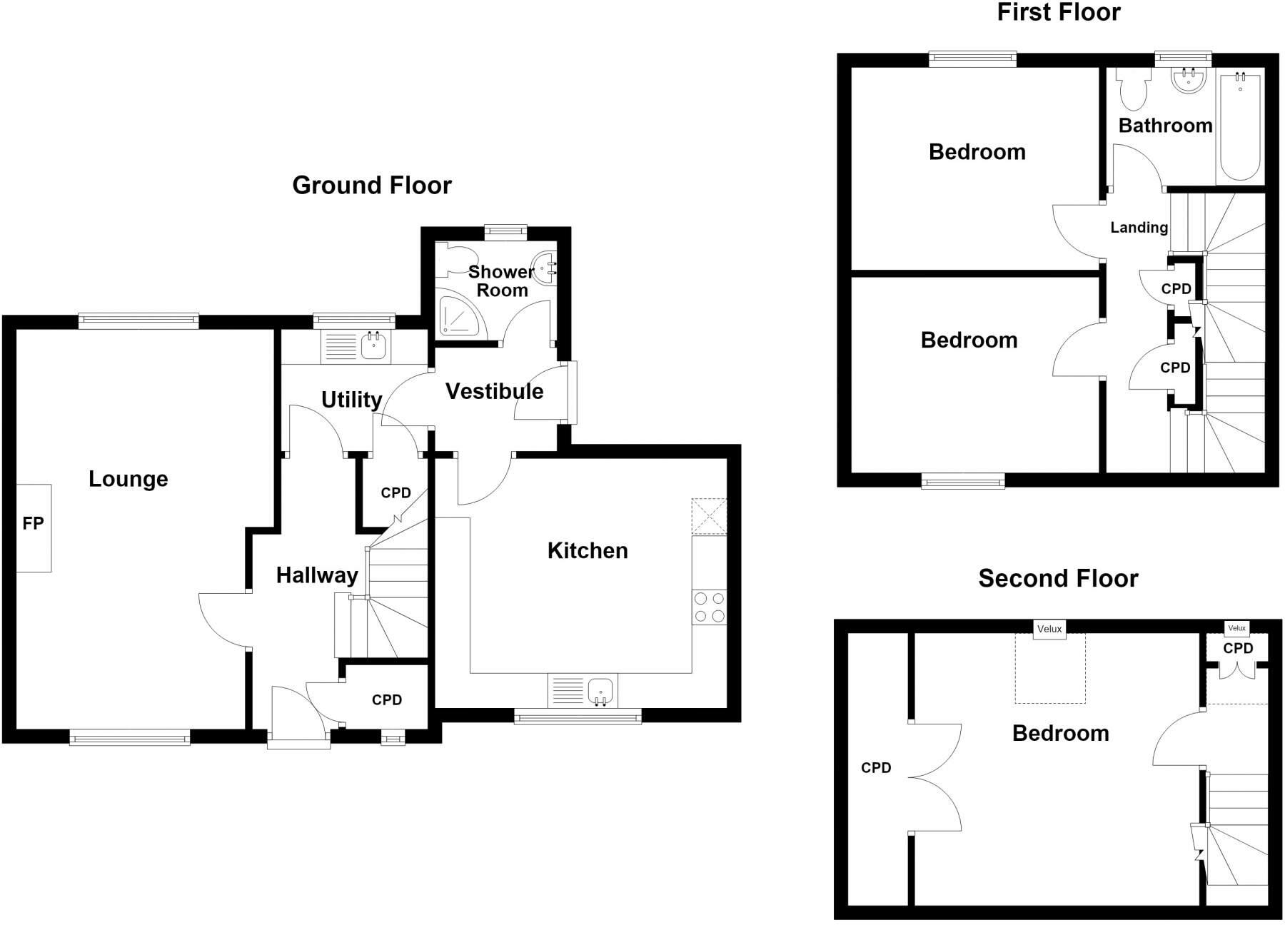4 Stormyhill Terrace, Portree, Isle of Skye, IV51 9DZ floorplan