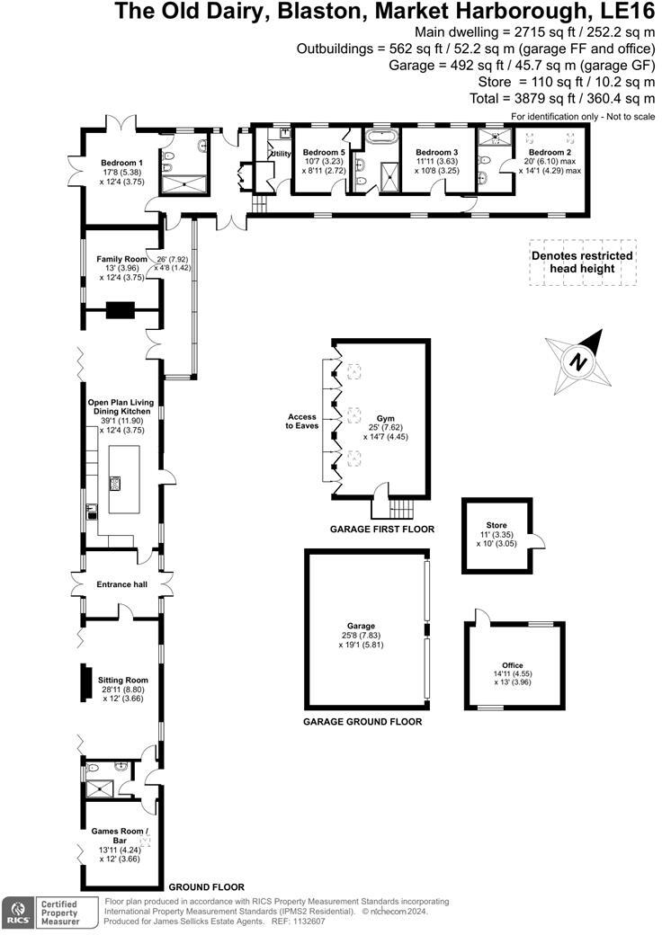 The Old Dairy, Blaston, Market Harborough floorplan