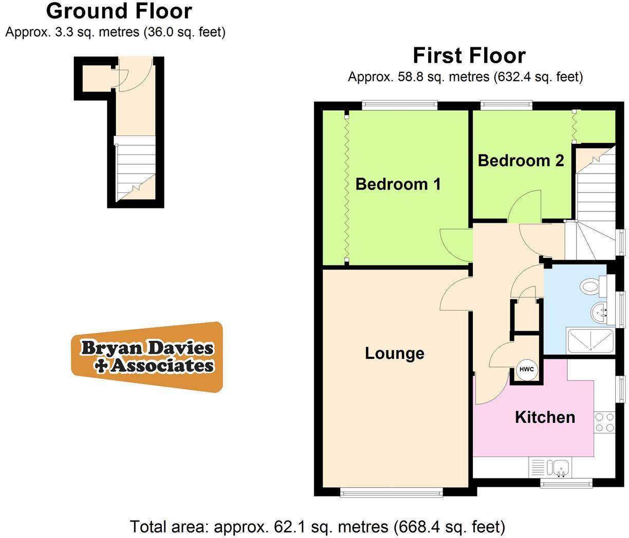 Clarence Road, Craig y Don, Llandudno floorplan