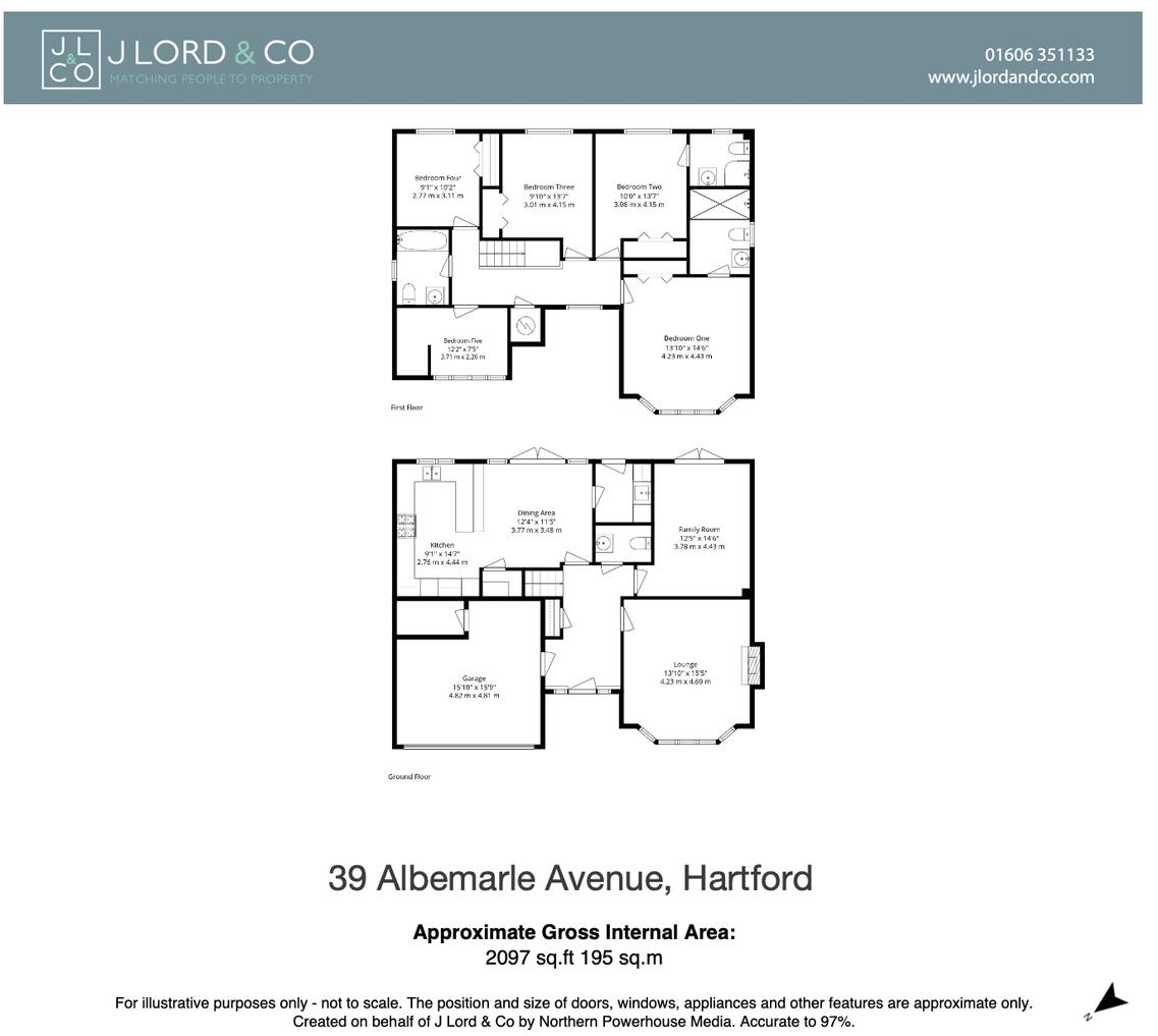 39 Albemarle Avenue, Hartford, CW8 1HU floorplan